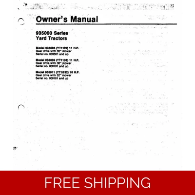 ARIENS-935000-YARD-TRACTOR-OWNERS-MANUAL-1984